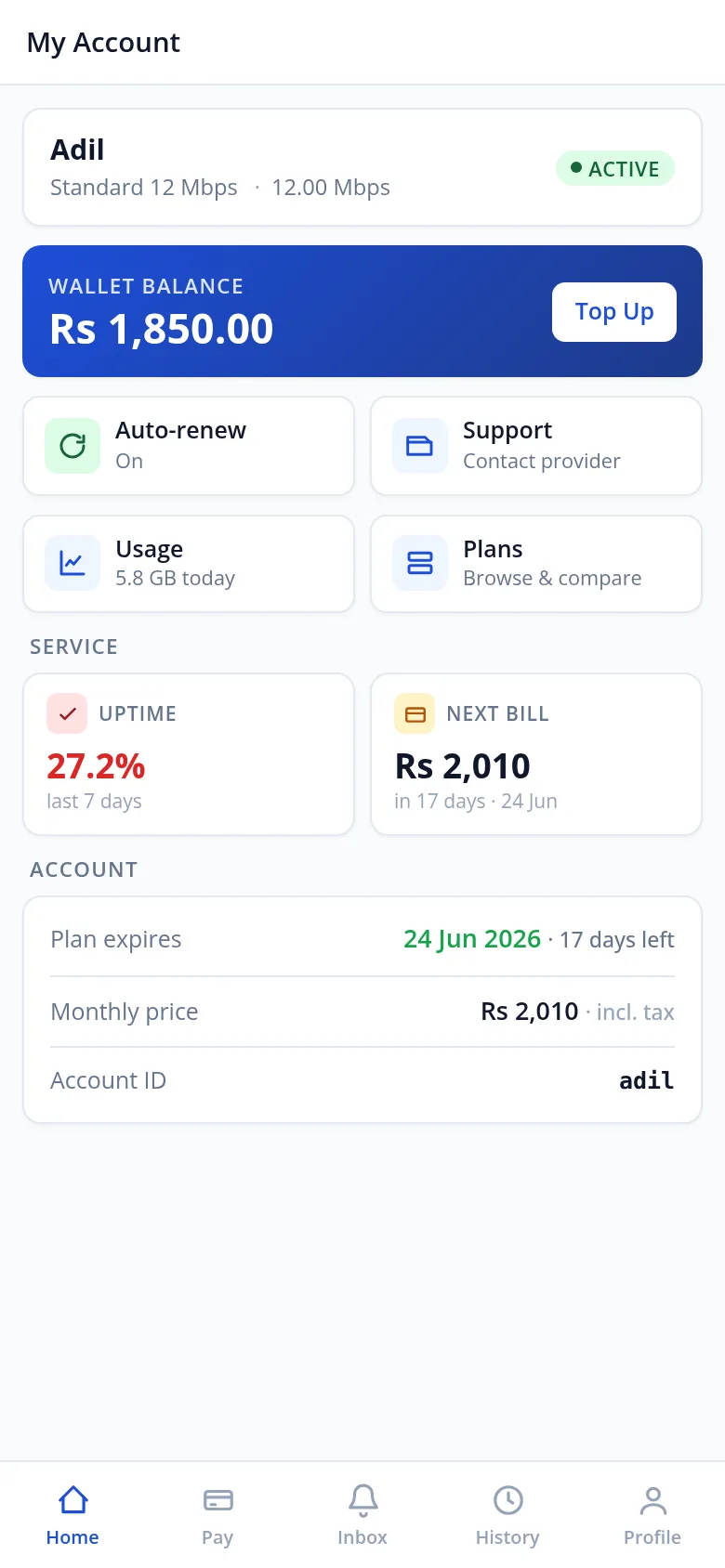 Customer portal