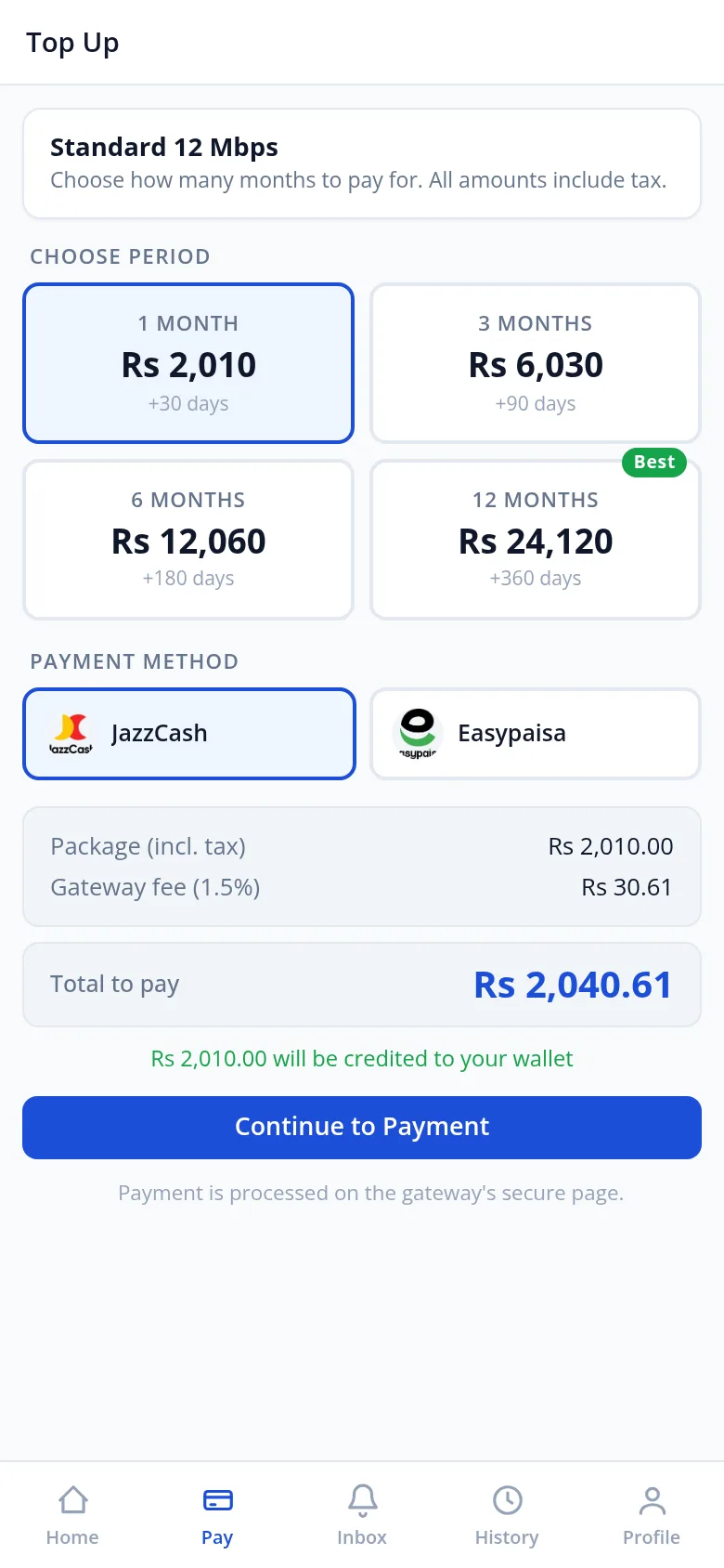Online payment