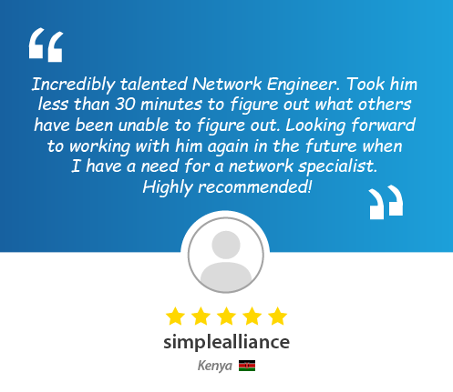 Client review from Kenya