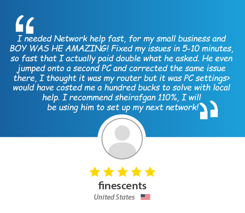 Client review from United States
